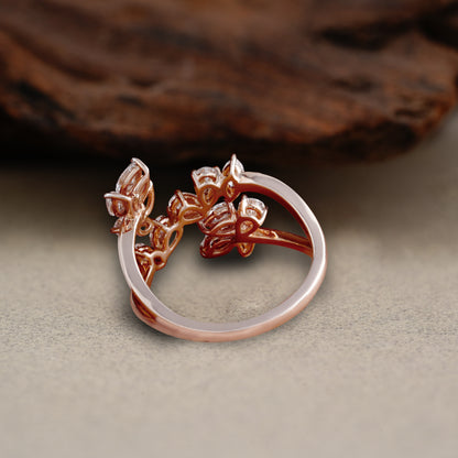 Pear shaped diamond ring 