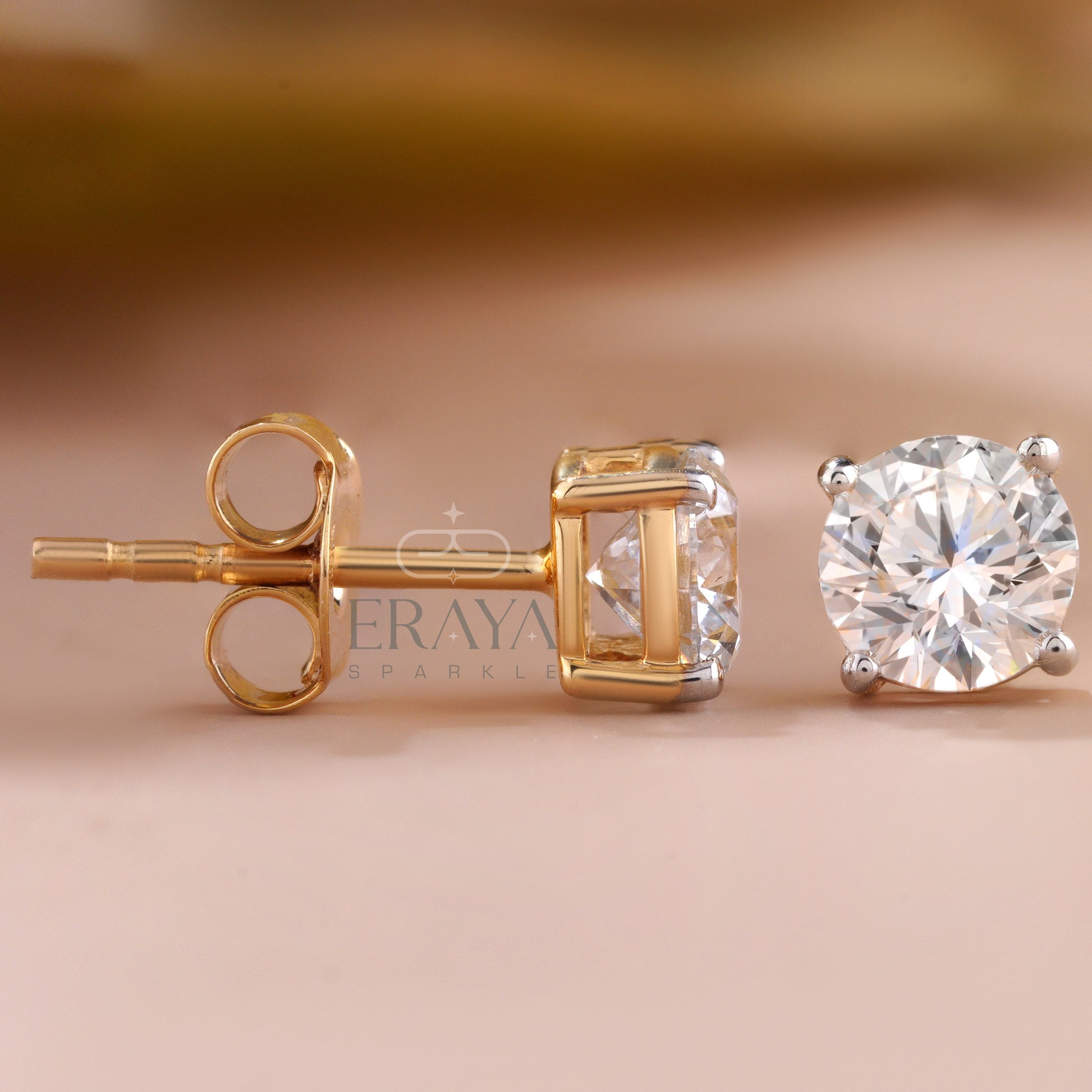 eraya-lab-grown-diamond-solitaire-studs-front-and-side-view