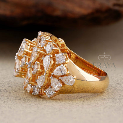 lab created diamond ring