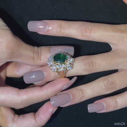 Laboratory grown diamond rings 