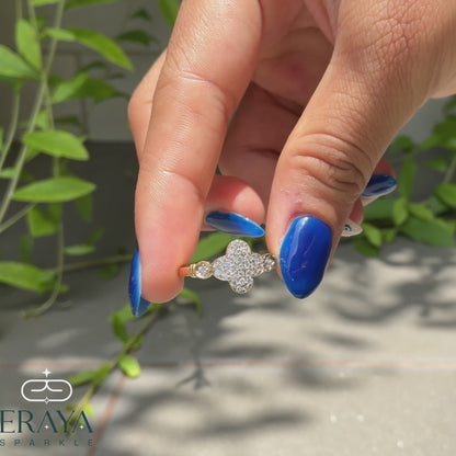Lab grown diamond engagement ring 